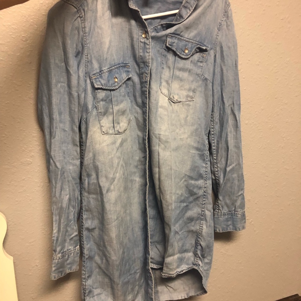 blue jean denim dress